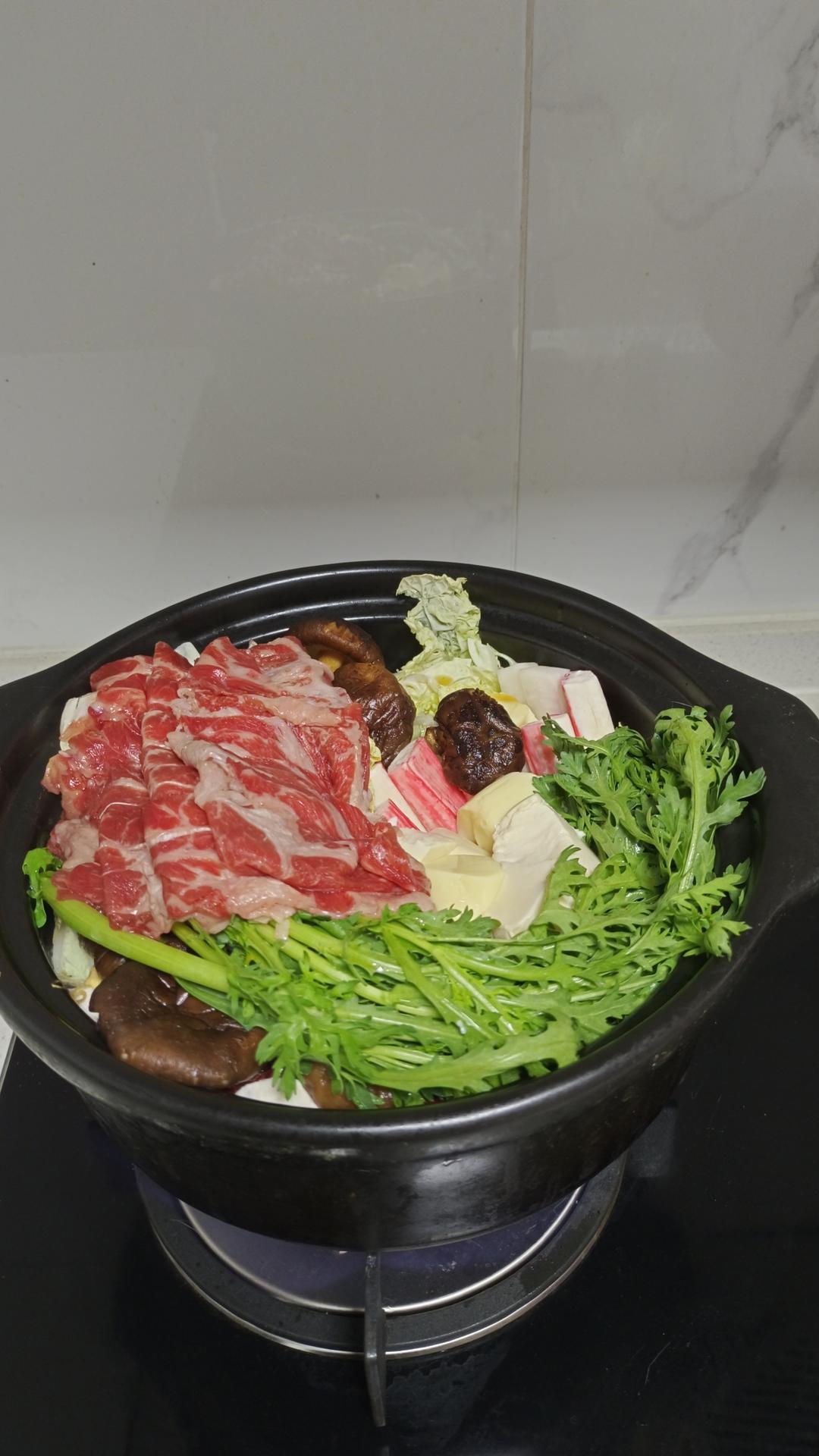 家庭简易版寿喜锅