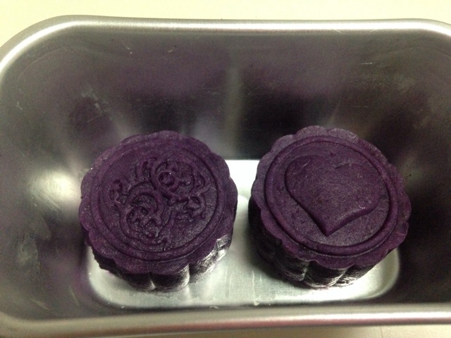 紫薯奶黄月饼（不需烤箱的月饼）