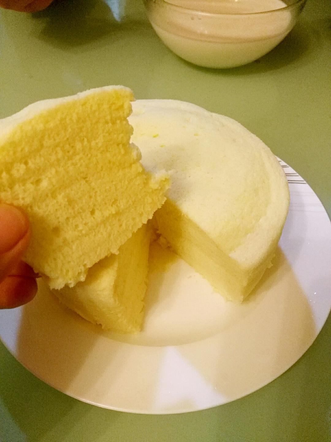 清爽的蒸蛋糕