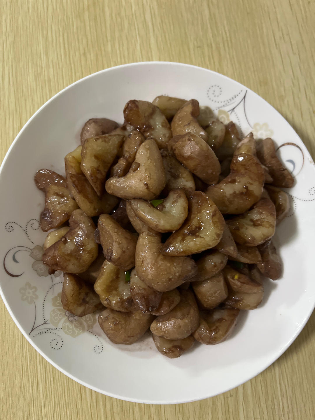 香葱炒菱角