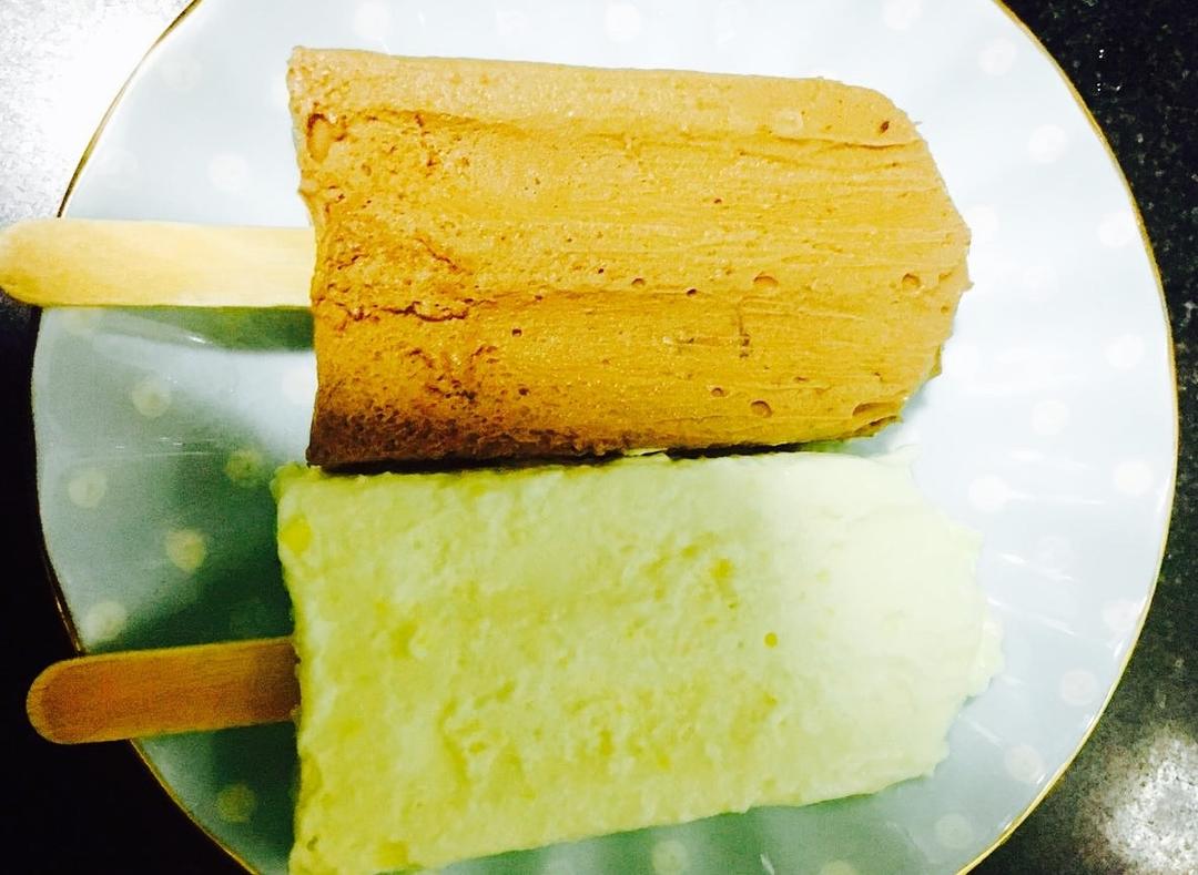 香草&巧克力冰棍儿的做法