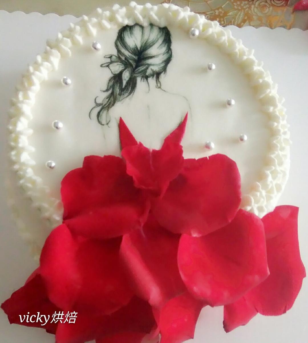 玫瑰花蛋糕