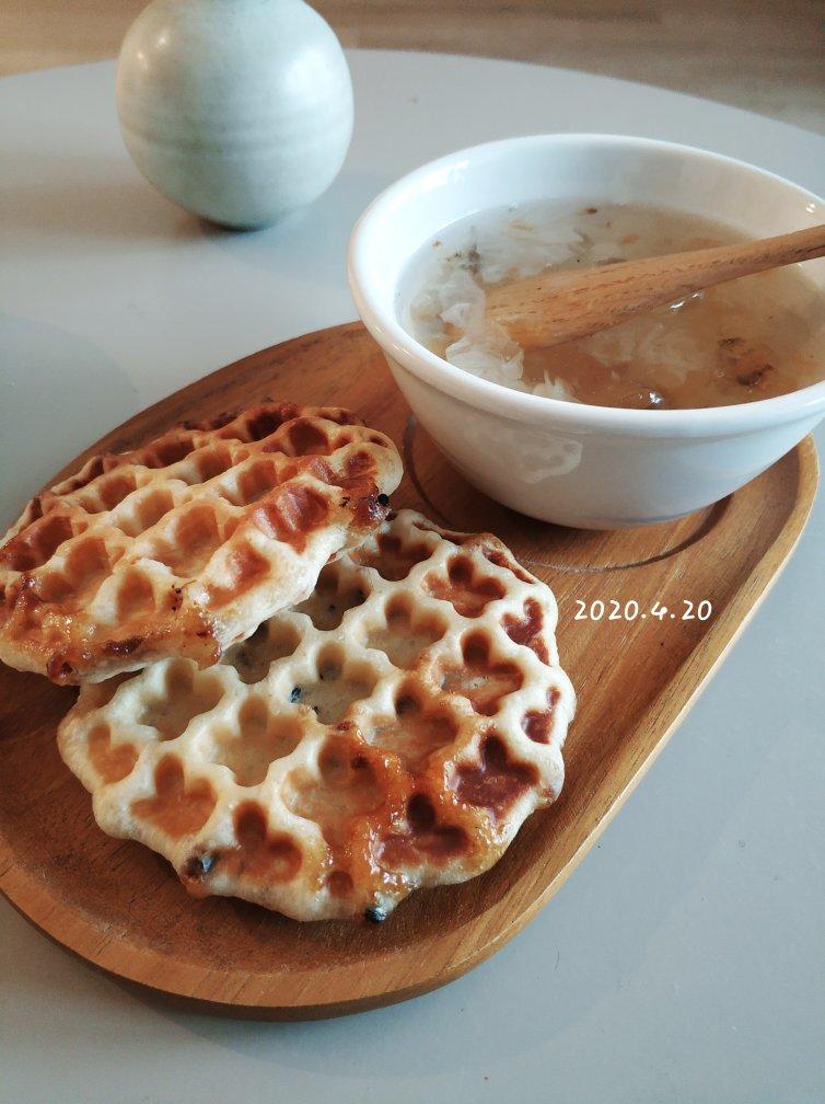 紫米华夫饼