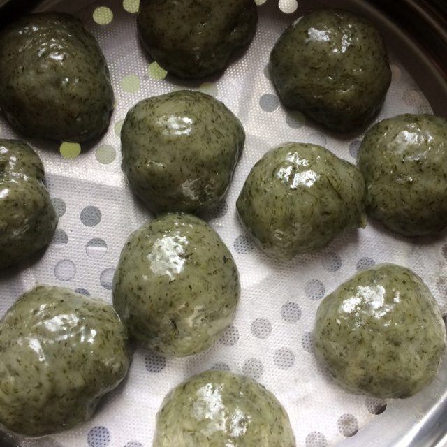 常慧2006做的青蒿粑粑