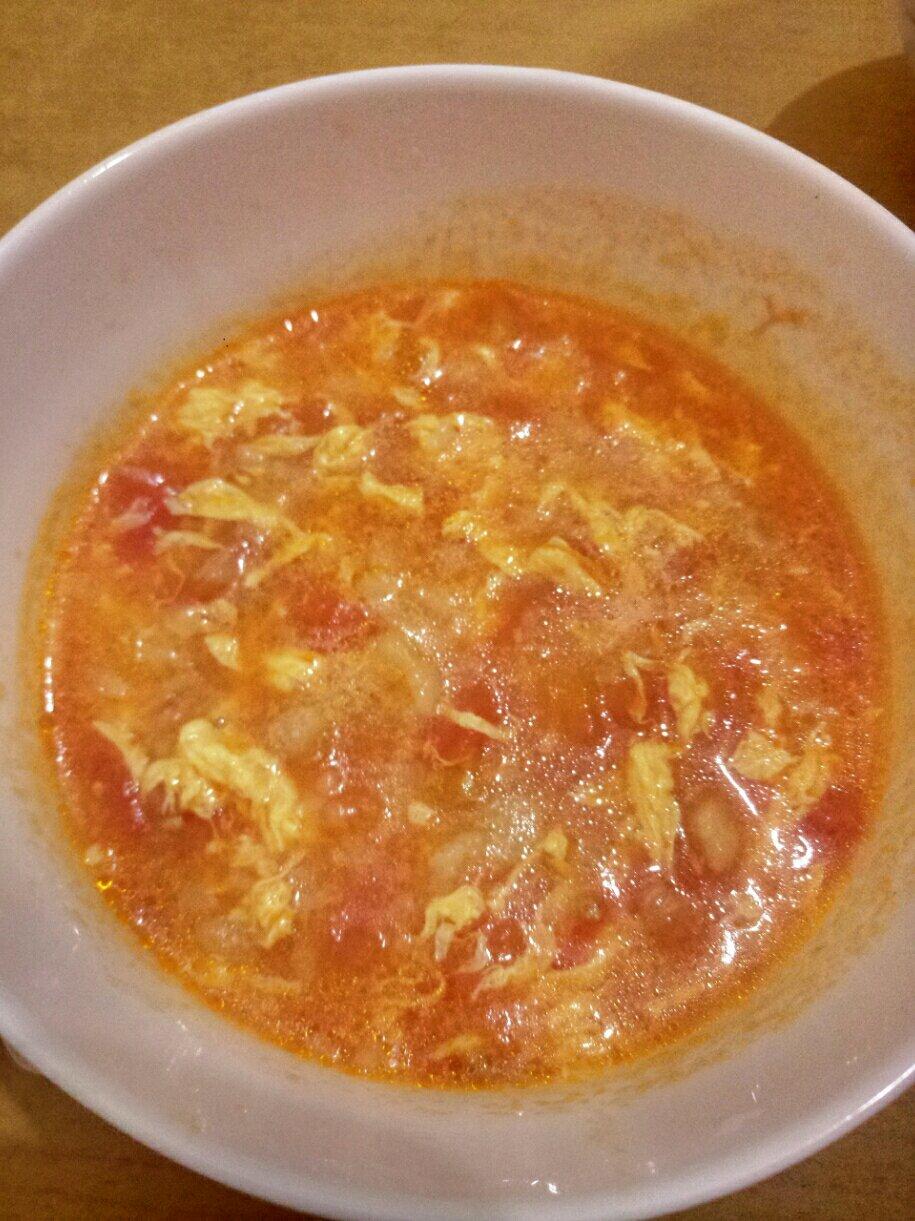 西红柿鸡蛋疙瘩汤