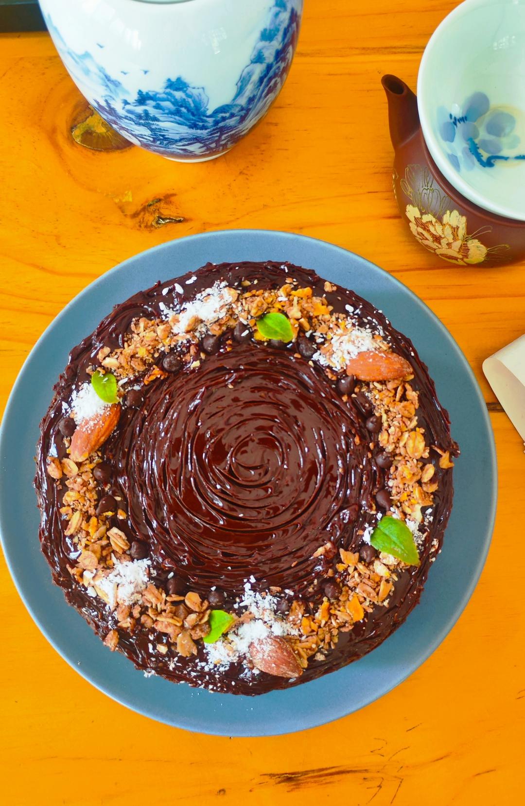 巧克力巴斯克蛋糕