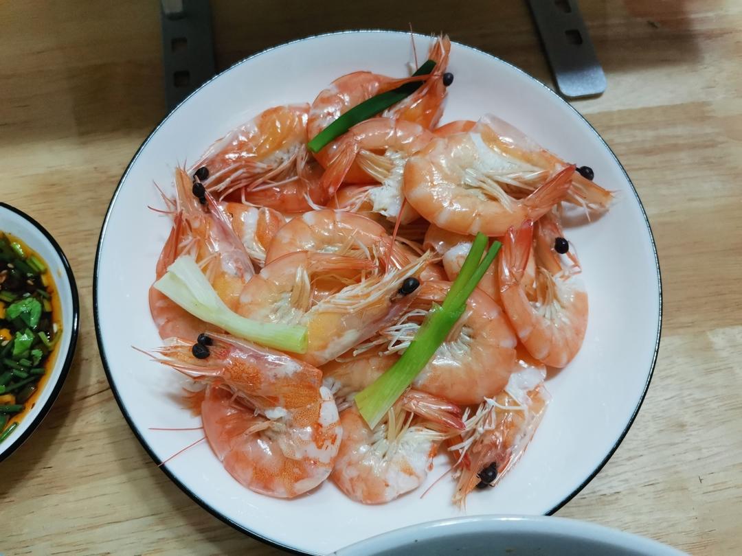 最简单的白灼虾（水煮）盐水基尾虾