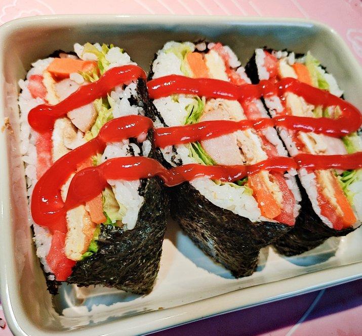 高颜值海苔饭团