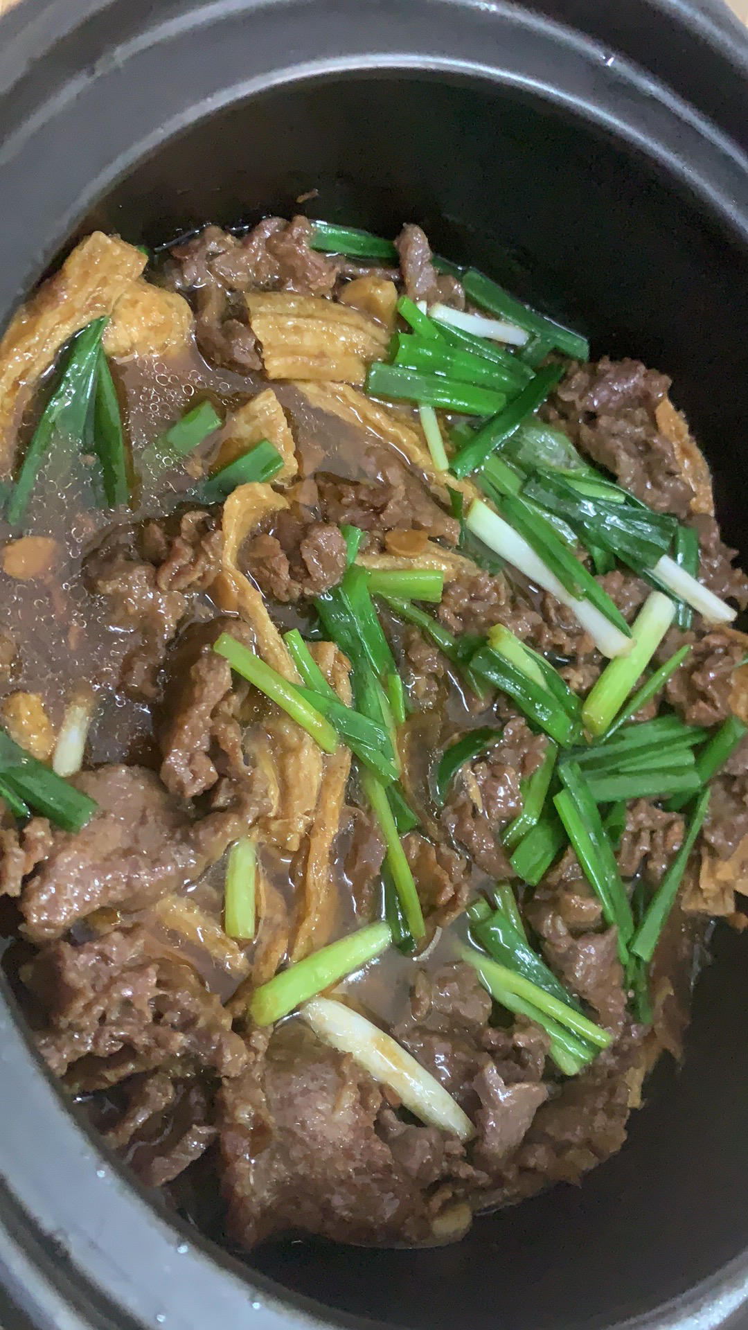 强强联手的腐竹焖牛肉