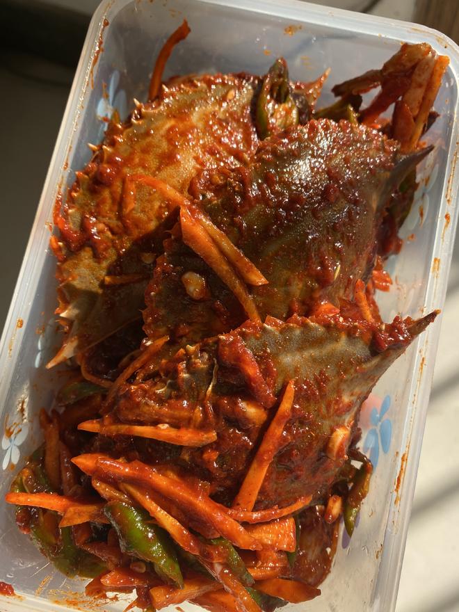 韩式辣酱蟹！的做法