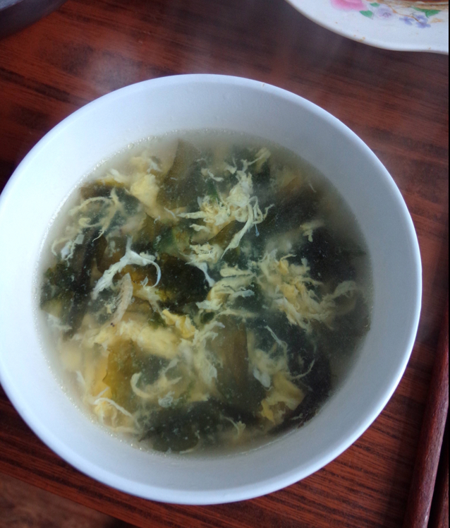 虾米紫菜鸡蛋汤