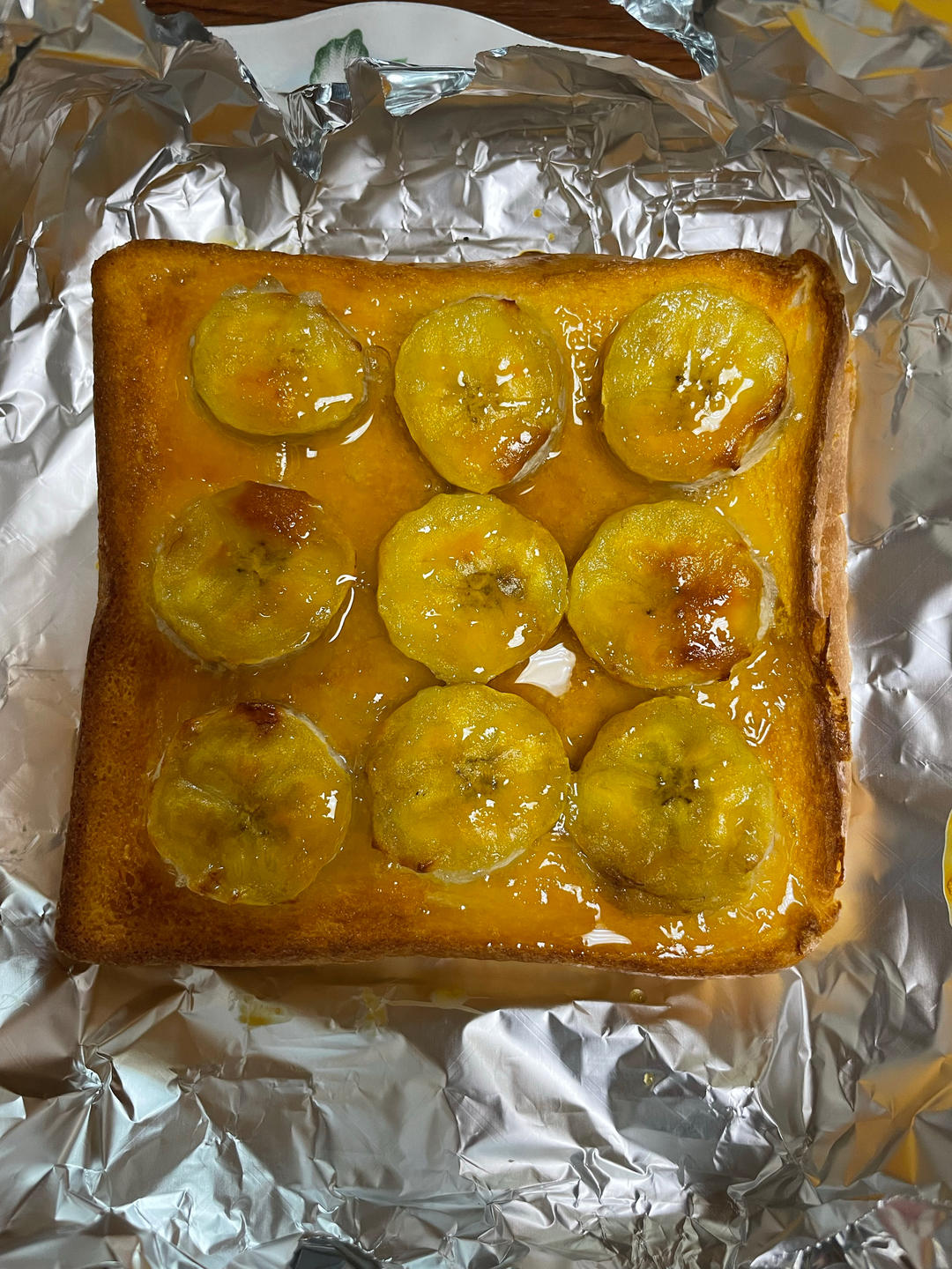 空气炸锅之香蕉吐司(香甜)