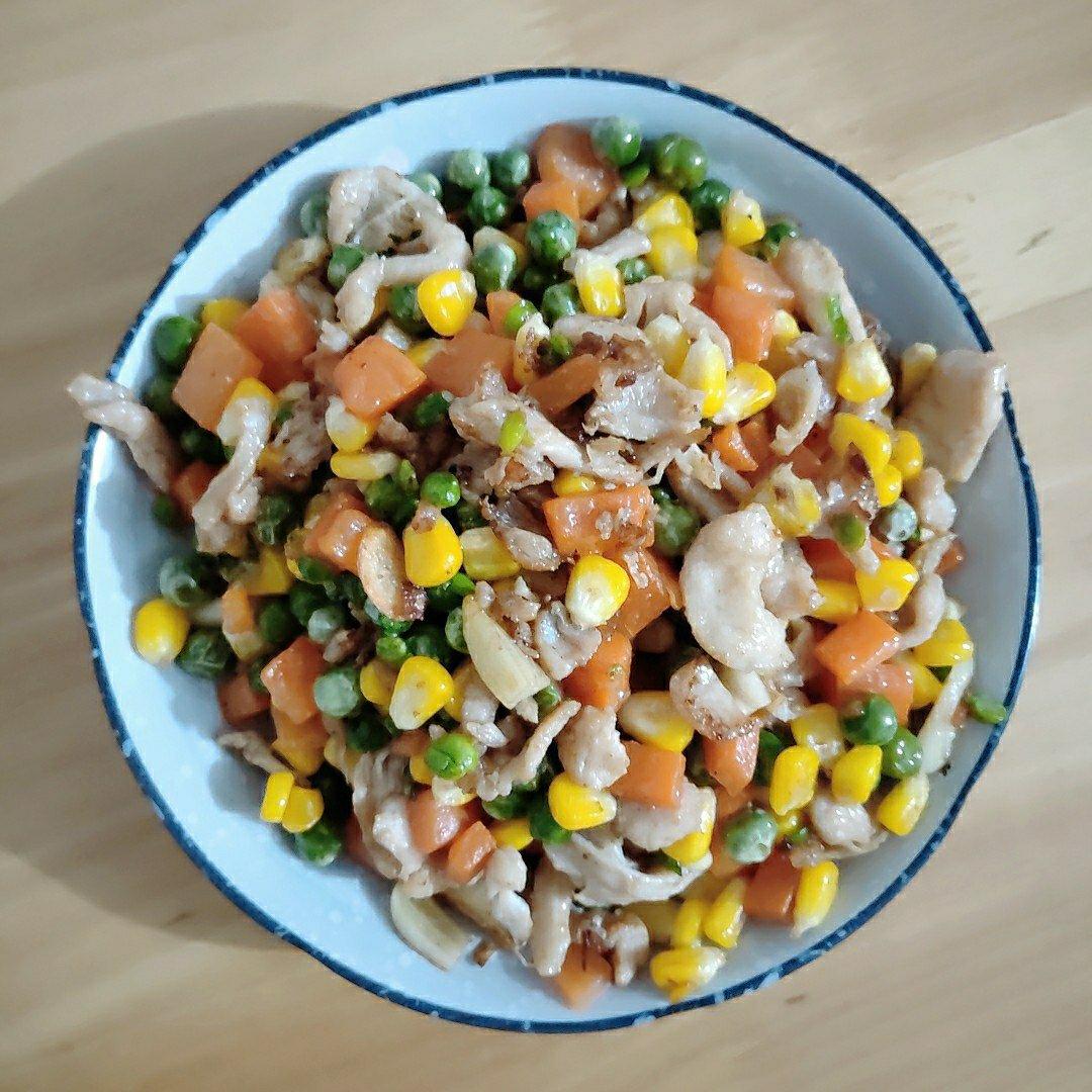 减脂餐！鸡胸肉炒三丁