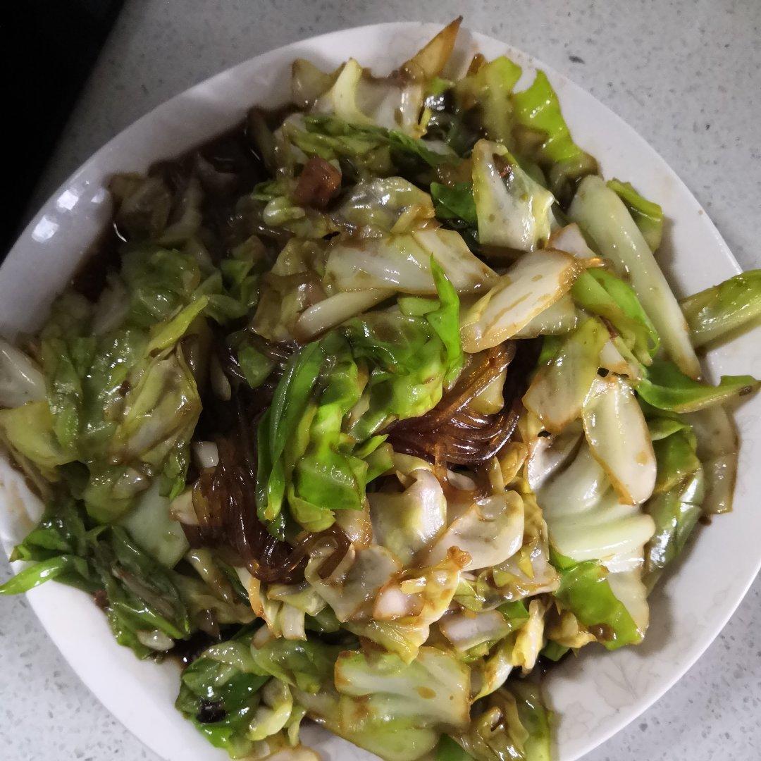 家常粉丝包菜