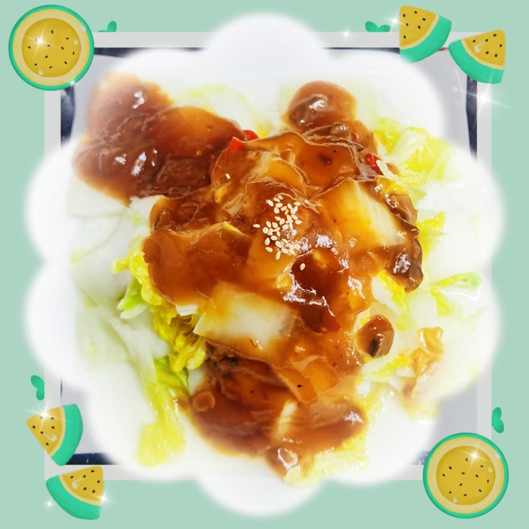 醋溜娃娃菜的做法