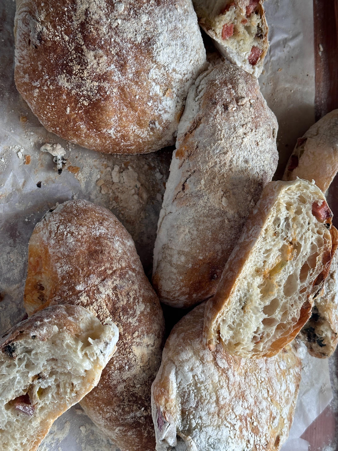 【ciabatta】家庭版恰巴塔，软乎乎的拖鞋面包