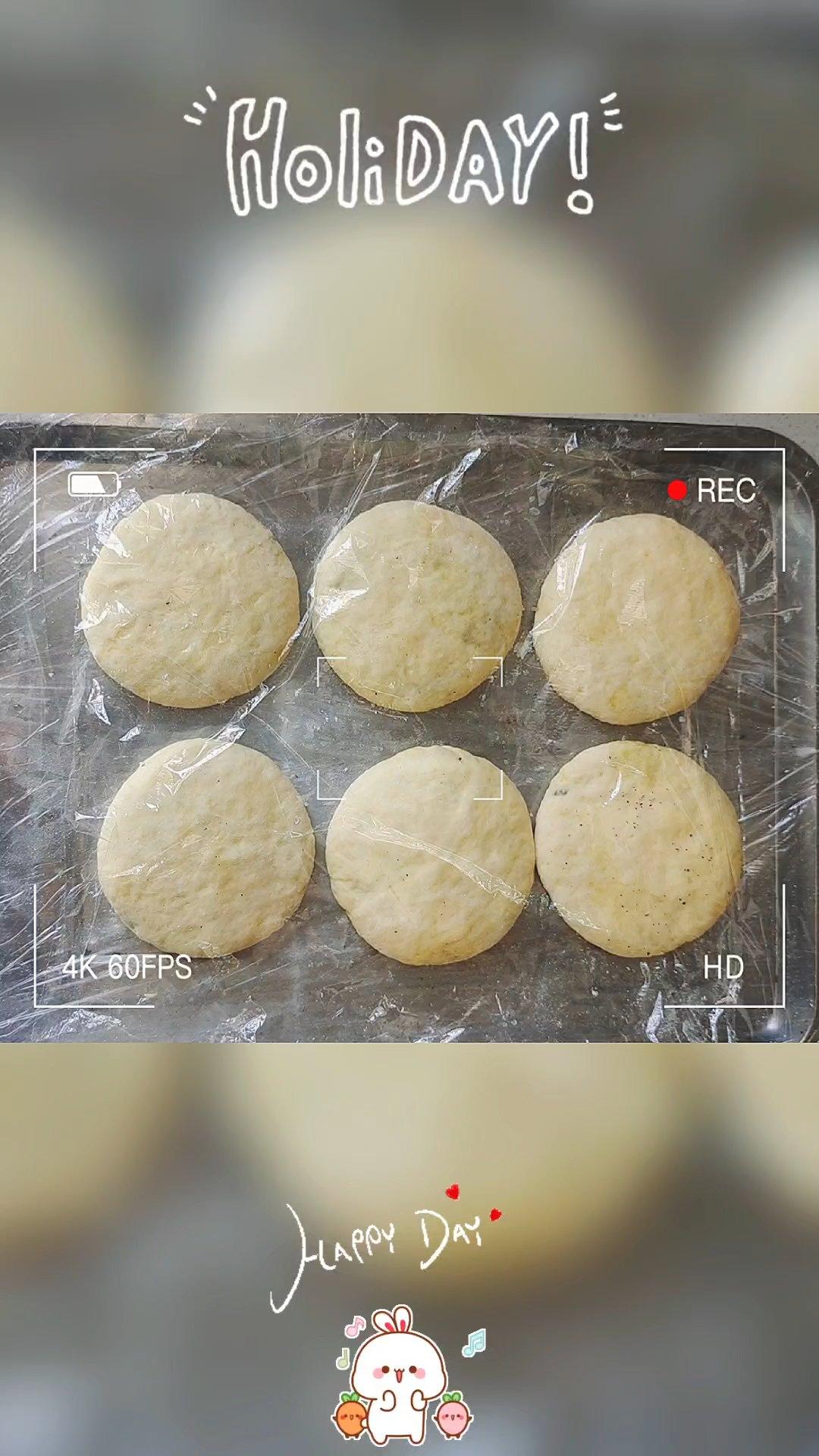 芝麻糖饼（一次发酵）