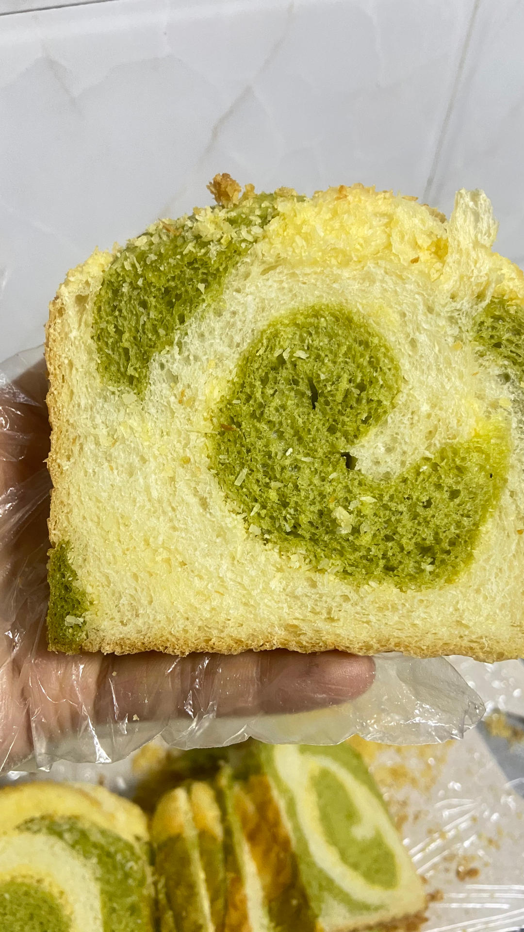 双色斑斓吐司