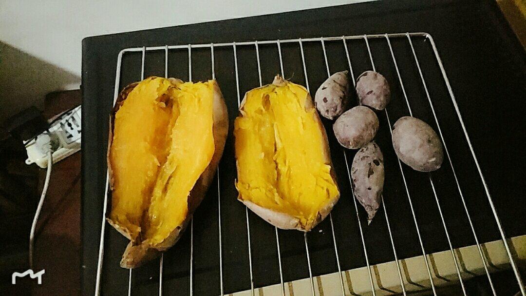 烤地瓜（烤箱初试）