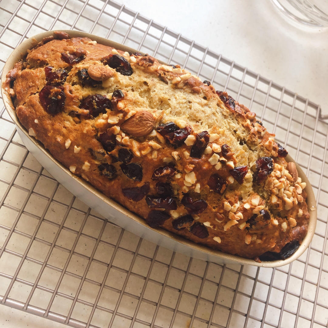 简易版香蕉核桃蛋糕