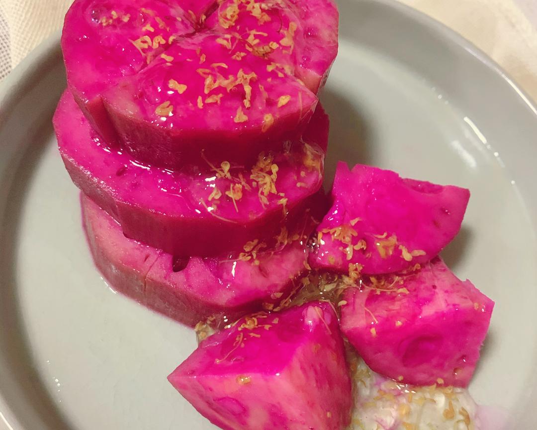 玫瑰蜜汁糯米藕的做法