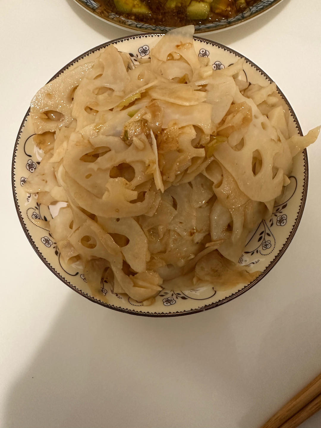 清炒藕片