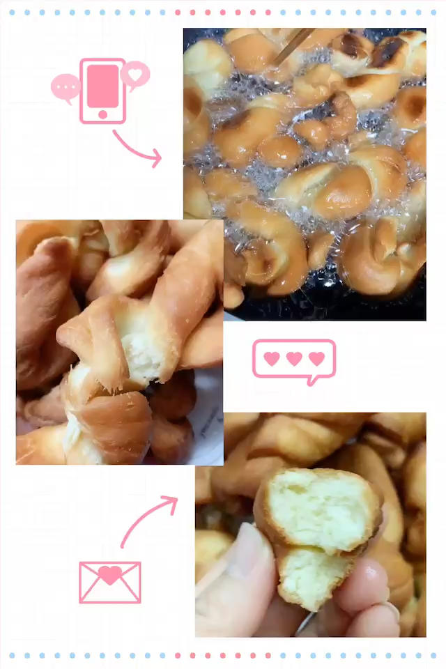 超级松软的奶香麻花