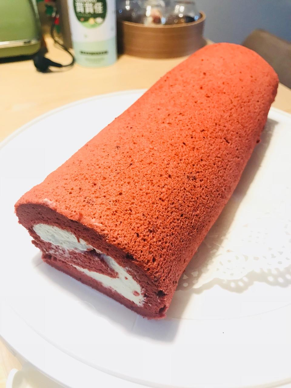 红丝绒蛋糕卷