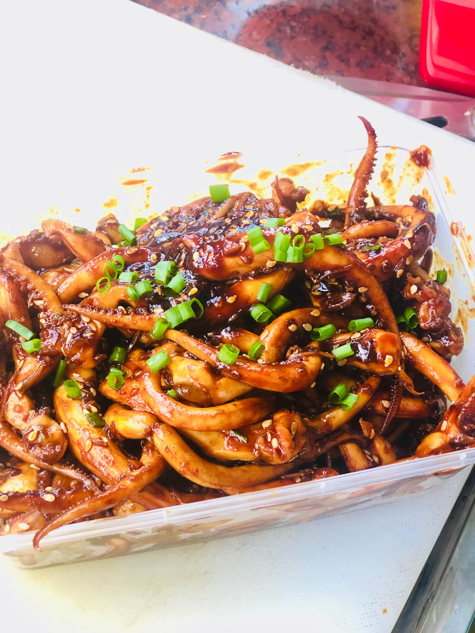孜然鱿鱼须