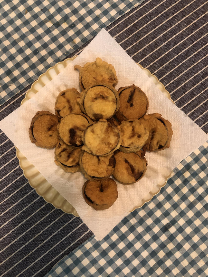 酥炸茄盒￨外酥里嫩