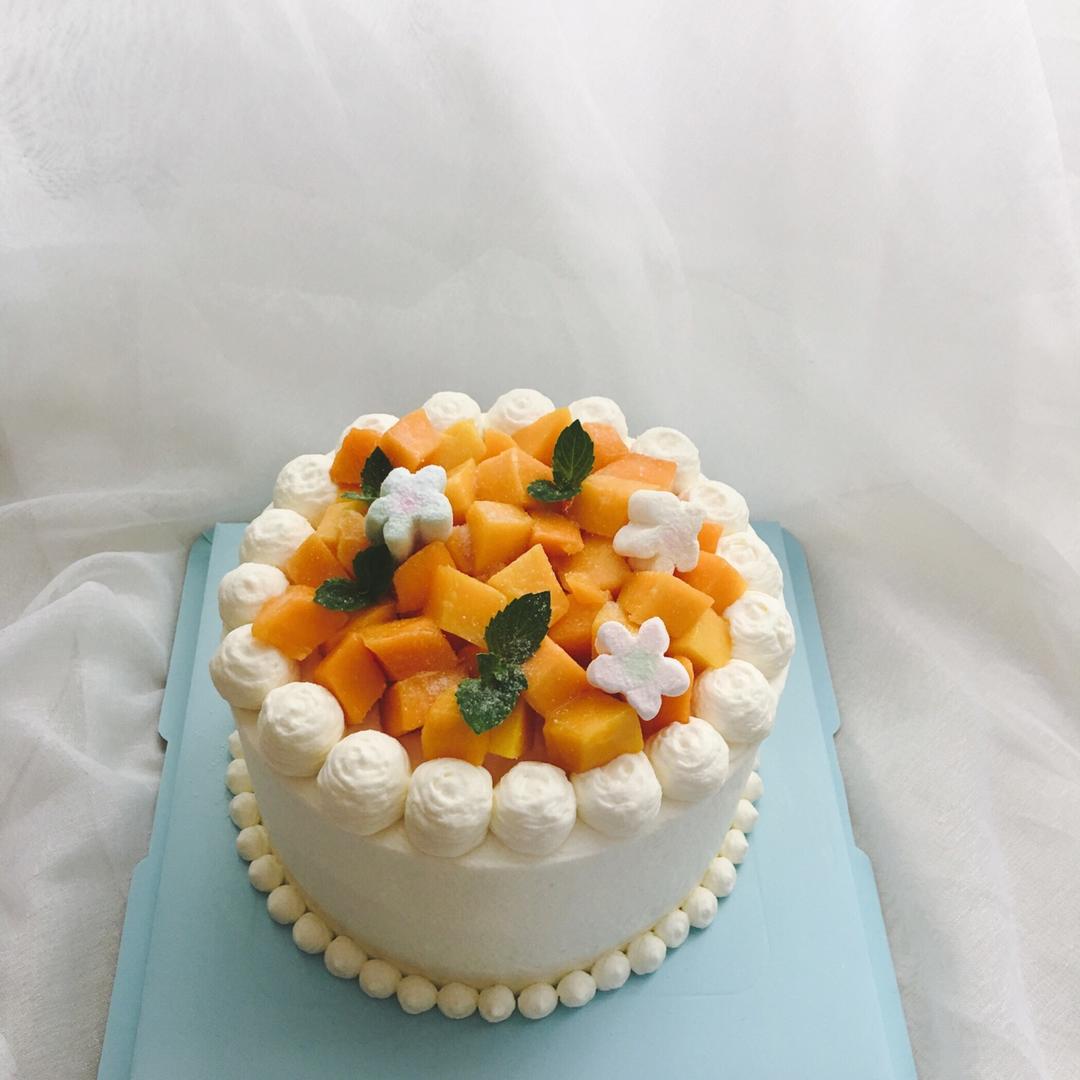 简单爱_yj7d做的水果蛋糕
