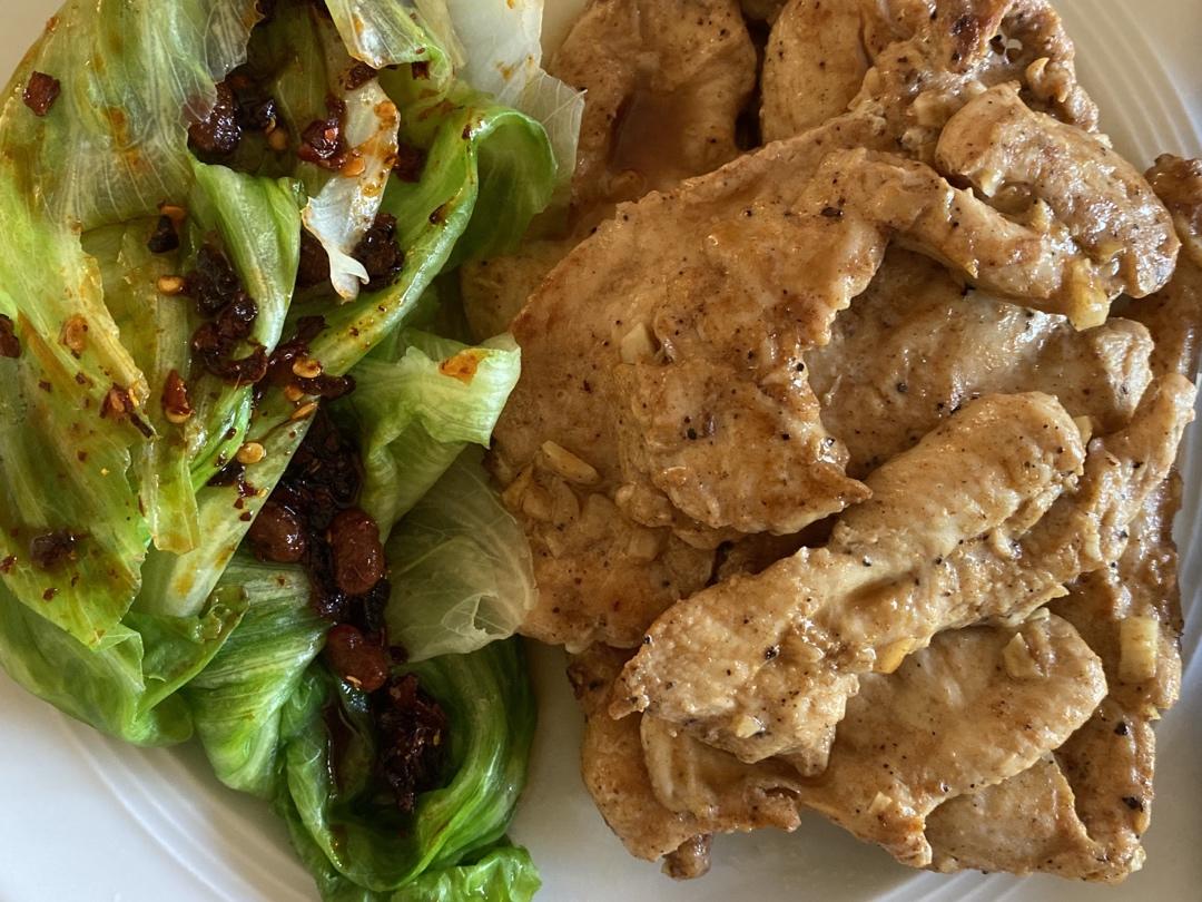 蚝油煎鸡胸肉（真的只要腌了就炒鸡嫩！（新增微波式