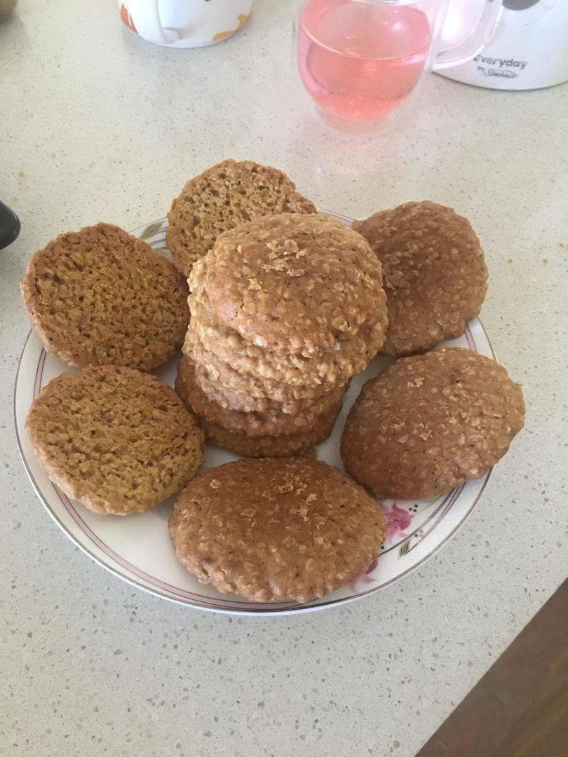 健康燕麦香蕉无花果软曲奇