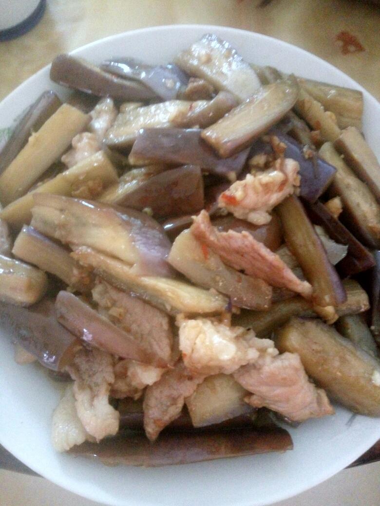 茄子炒肉
