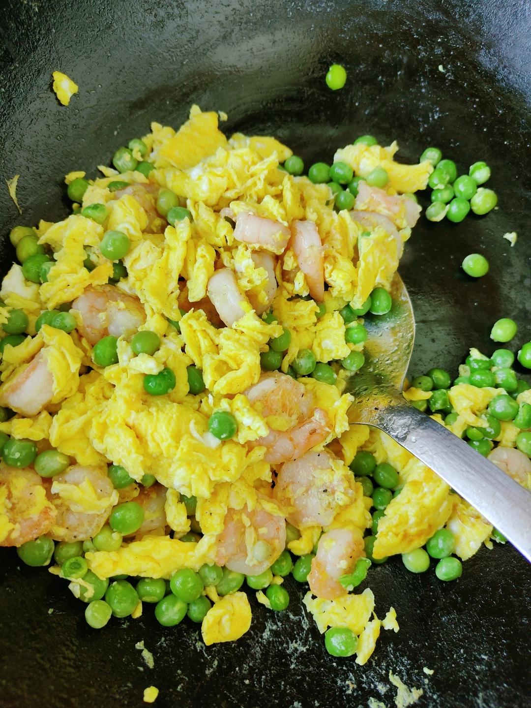 低脂豌豆虾仁滑蛋