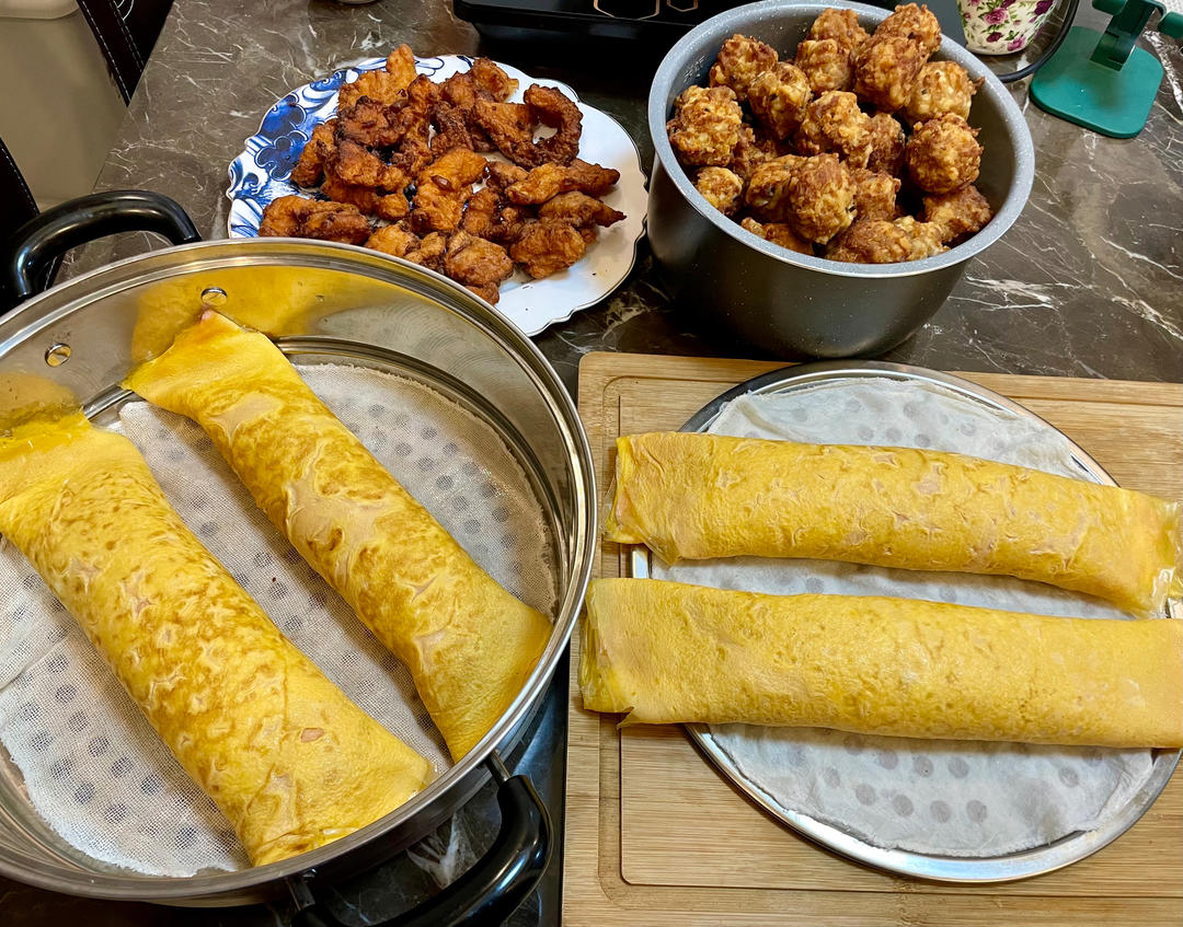 潮汕菜 蛋卷(蛋肉卷)