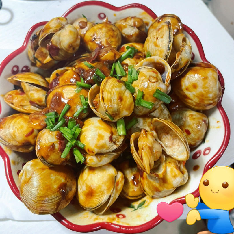香辣炒花甲