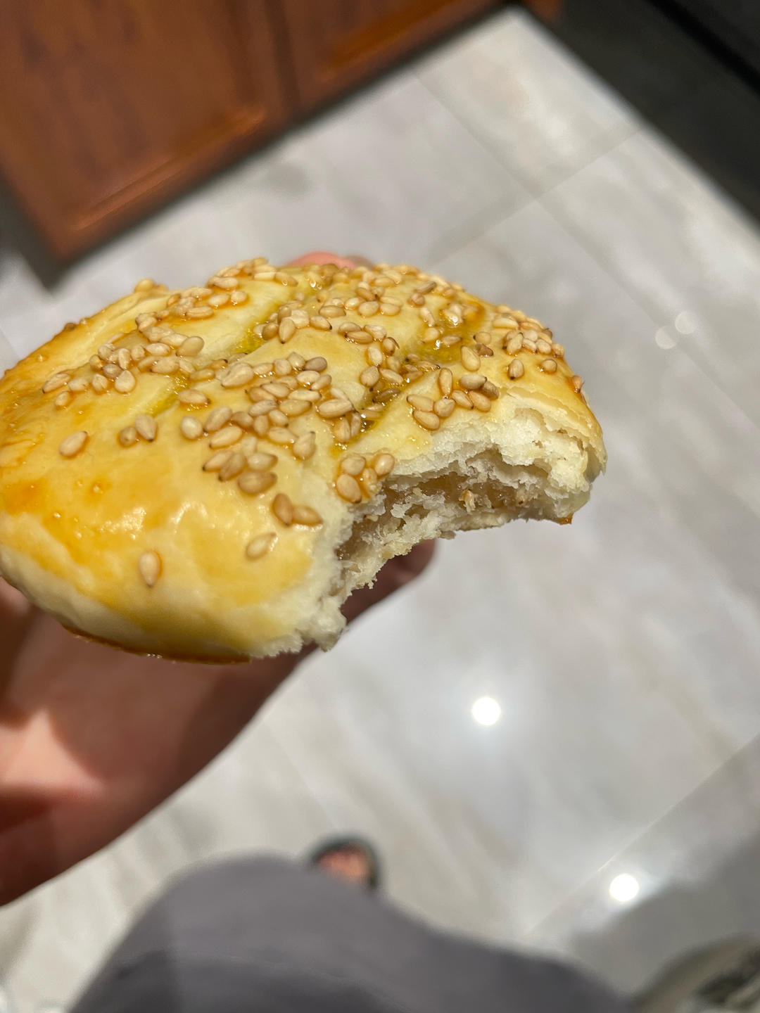 传统老婆饼(糯米馅)