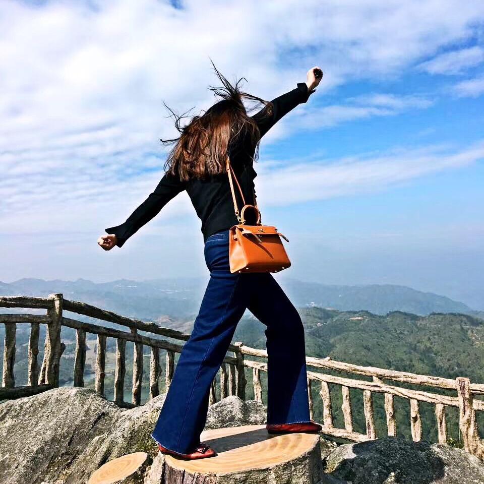 骑着长颈鹿的普通人