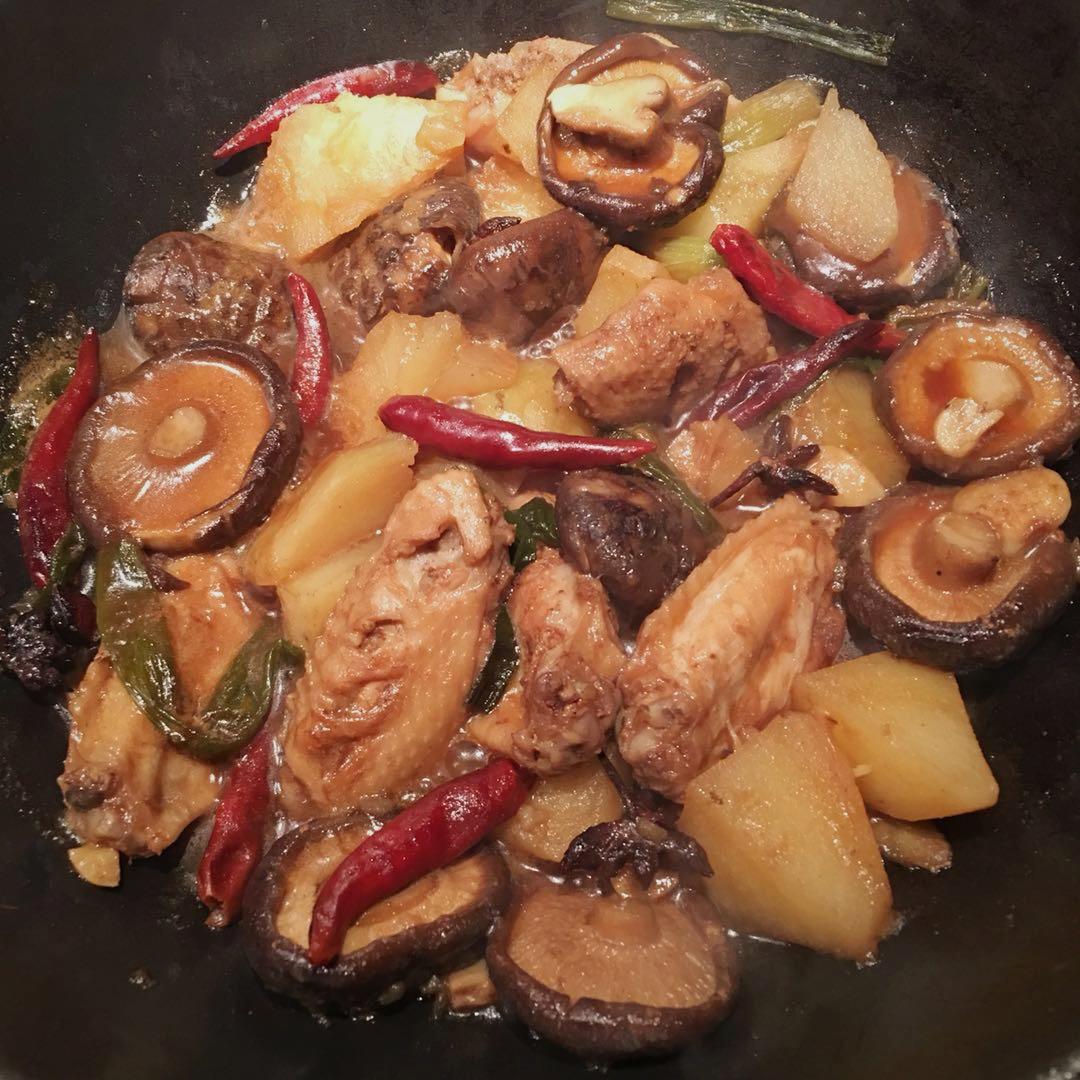 土豆炖鸡翅（快手零失败）