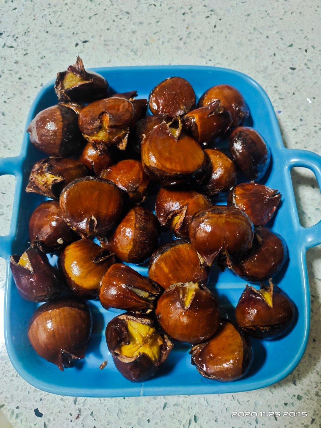 空气炸锅烤栗子