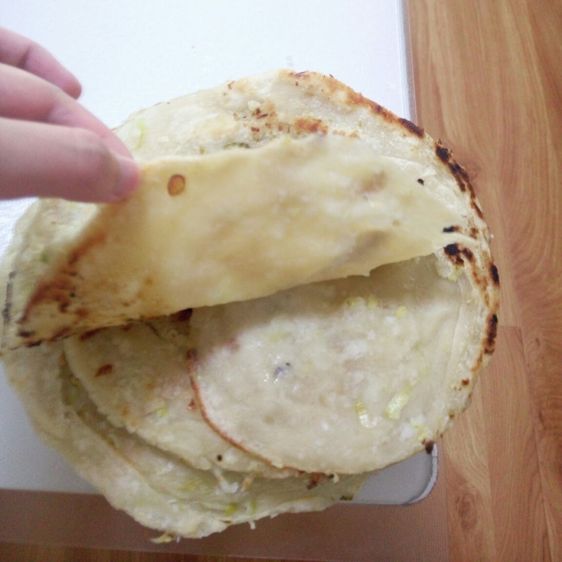 葱油饼（附详细步骤图）