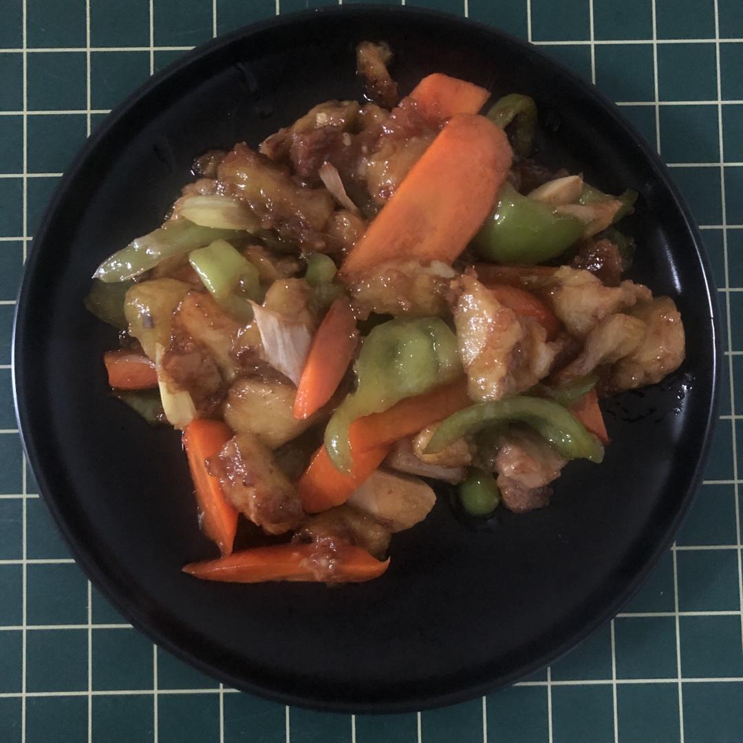 溜肉段烧茄子（东北硬菜呀哈哈）