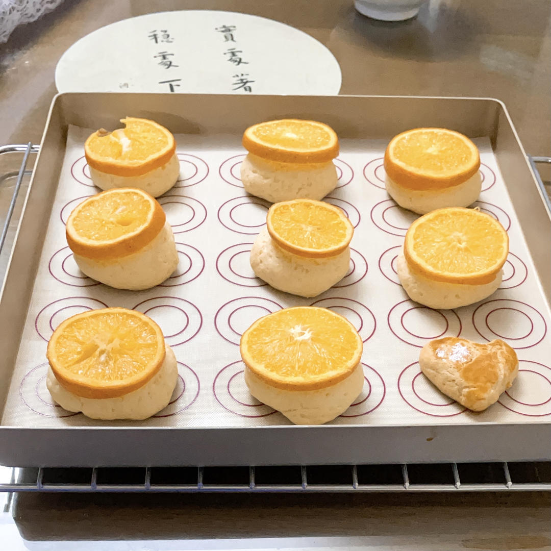 🍊橙意满满超高颜值的巧克力橙子饼干🍪