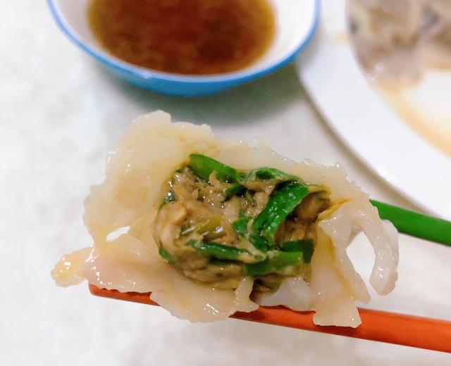 鲜嫩多汁的韭菜猪肉水饺的做法