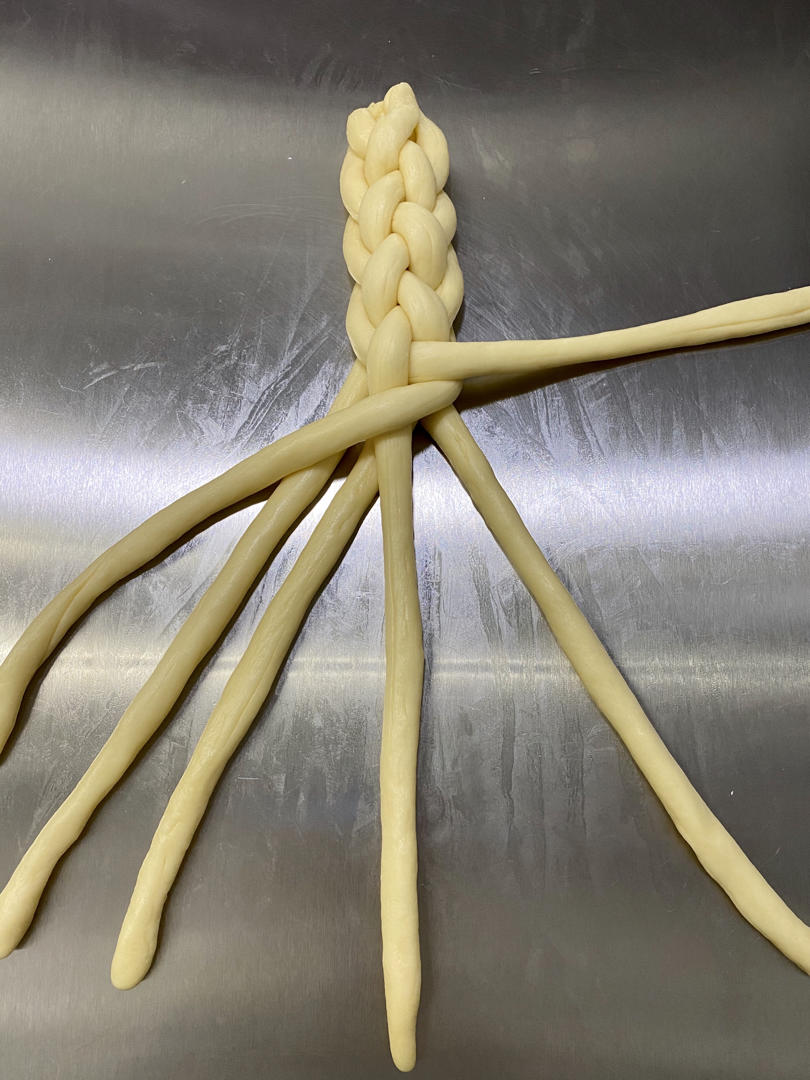 eaminna做的一个编辫子难倒多少人不怕我有视频超带感的6股辫子面包