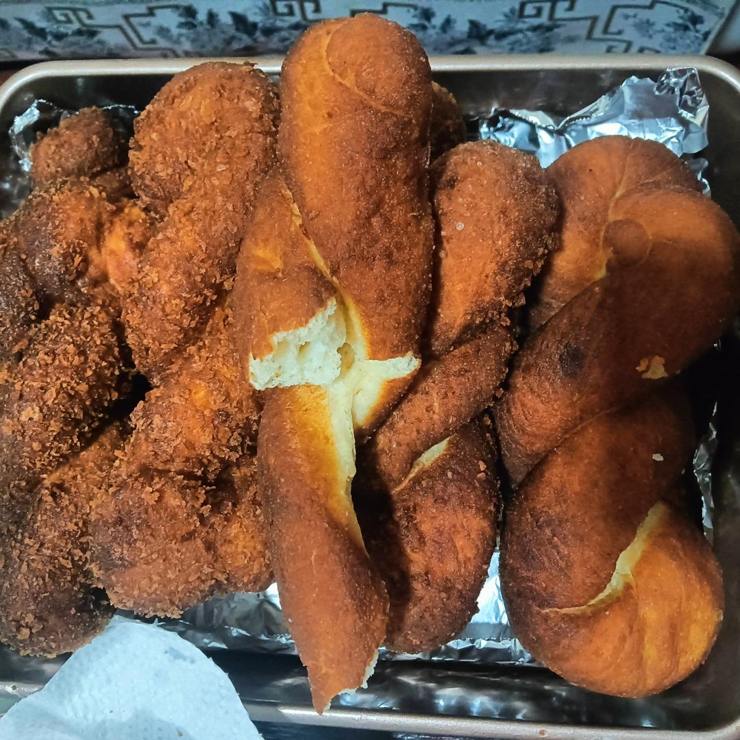 全网超🔥酸奶爆浆大麻花（附鲜奶麻薯馅配方）