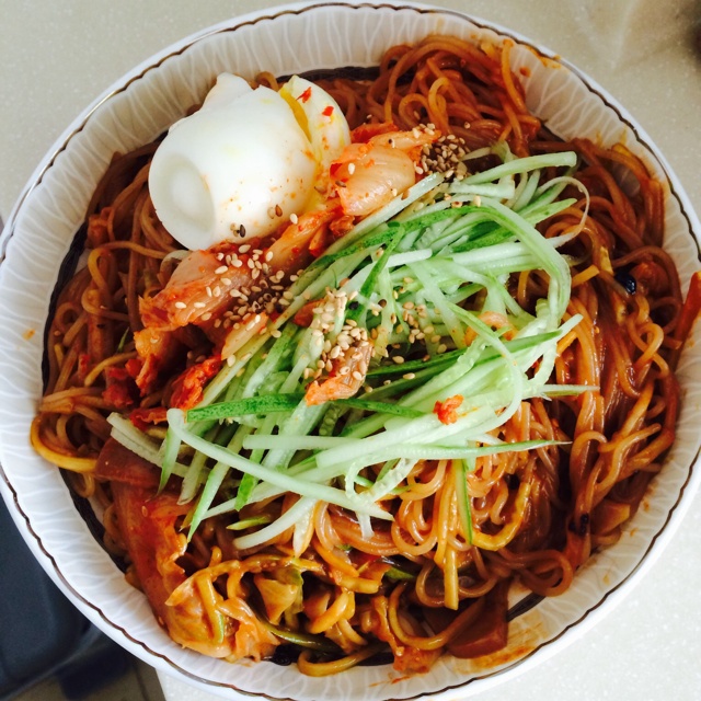 倔宝儿做的朝鲜拌冷面