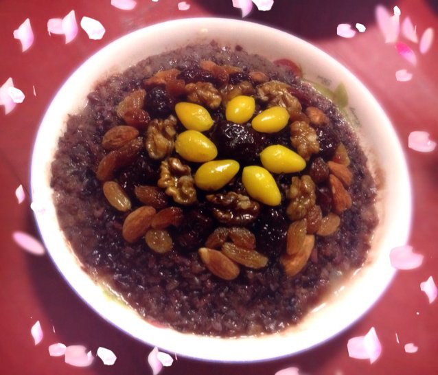 健康无油版豆沙糯米八宝饭