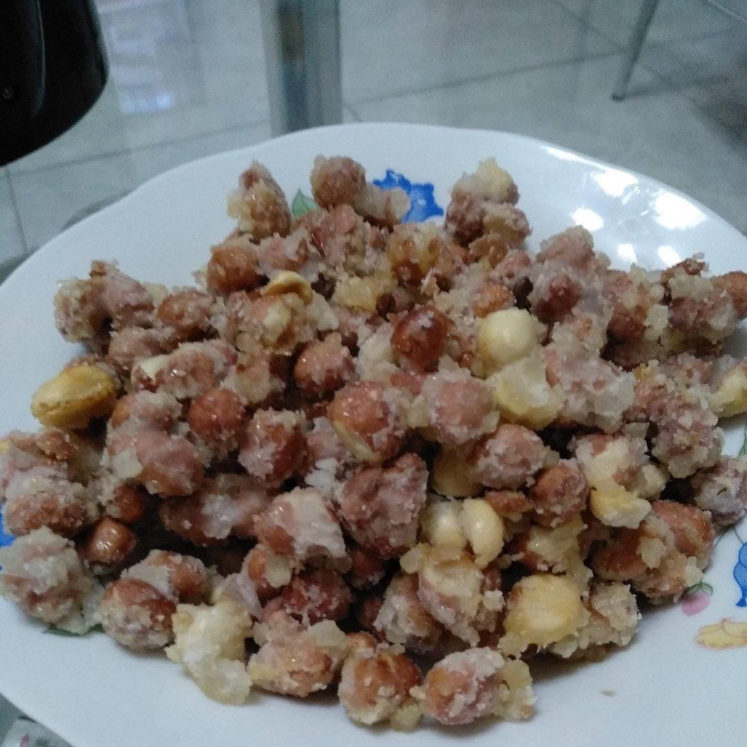 挂霜花生（非淀粉版---居家经典小零食）